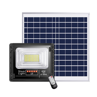 25w 150w 300 Watt Solar Flood Light 80lm / w 3.7V Outdoor Solar Powered Security Lights