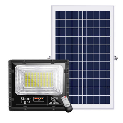 25w 150w 300 Watt Solar Flood Light 80lm / w 3.7V Outdoor Solar Powered Security Lights