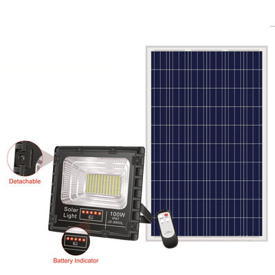 25w 150w 300 Watt Solar Flood Light 80lm / w 3.7V Outdoor Solar Powered Security Lights