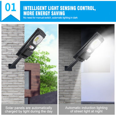 6500K 12v Dc 100W LED Lampu Jalan Tenaga Surya 110lm/W Rumah Menggunakan