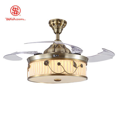 5250lm Hidden Blade Ceiling Fan Dengan Cahaya