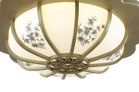 4 Pisau Tak Terlihat Akrilik 5250lm Lampu Kipas Langit-langit Modern yang Dapat Ditarik 220v
