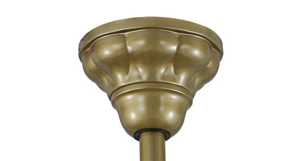 4 Pisau Tak Terlihat Akrilik 5250lm Lampu Kipas Langit-langit Modern yang Dapat Ditarik 220v