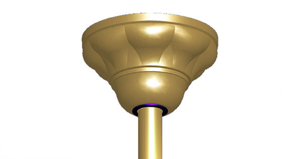 Crystal Lampshade Silent LED 36W Retractable Ceiling Fan Light Dengan Lipat Blades