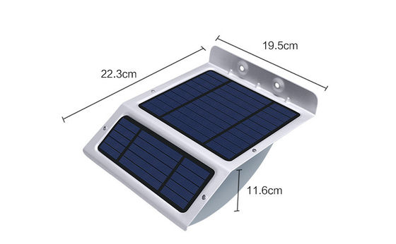 6000-7000K 20pcs LED Solar Sensor Wall Light Untuk Pencahayaan Iklan