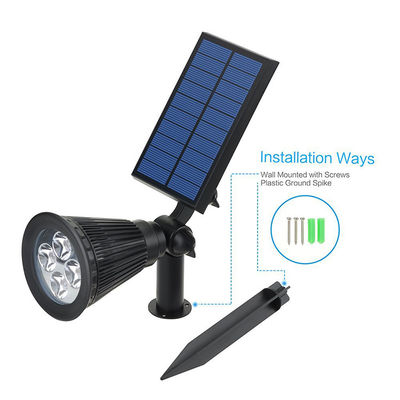 Spike 6pcs LED Solar Garden Light Lampu Sorot Lanskap 200lm Luar Ruangan