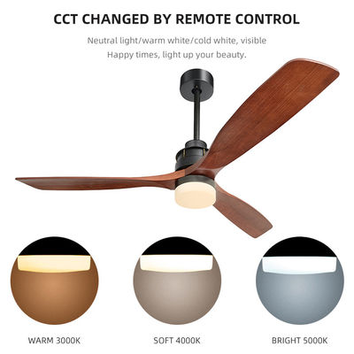 Mode Adjustable 65W 60 Inch 3 Blade Ceiling Fan Light 1500lm