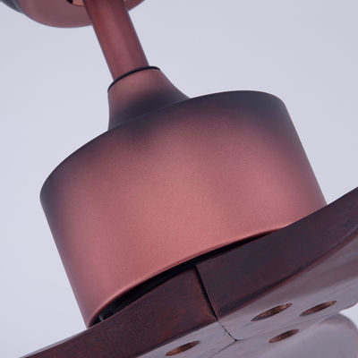 Dekoratif 110v 75w 52 Inch Flush Mount Ceiling Fan Dengan Cahaya Dan Remote