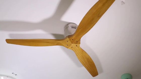 RoHS Kayu Alami 75w Modern 5 Blade Ceiling Fan 42 Inch Ceiling Fan Light Electric