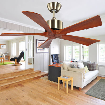 RoHS Kayu Alami 75w Modern 5 Blade Ceiling Fan 42 Inch Ceiling Fan Light Electric