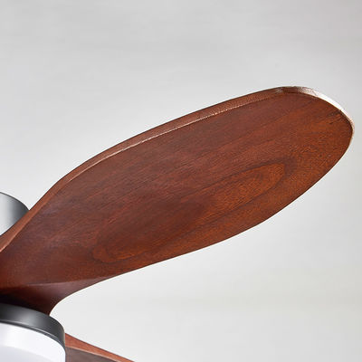 Plywood Blade Vintage Electric 20w Ceiling Fan 52 Inch Dengan Dekorasi Ringan Untuk Rumah