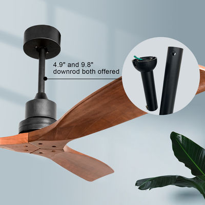 Lampu Kipas Langit-langit Kayu 4100K 3 Bilah