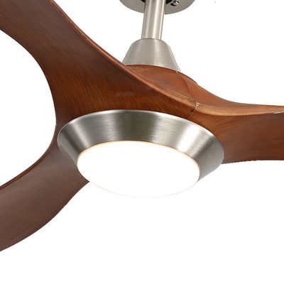 Populer 52 Inch 90lm / W ABS Blade Ceiling Fan Dengan Cahaya 50000 jam