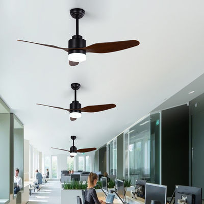 47 Inch Abs Plastik Ceiling Fan Blades, 65W Home Office Ceiling Fan Dengan Cahaya