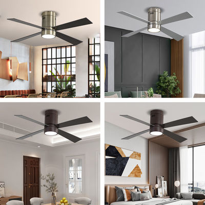 65W 48Inch 4 Pisau Logam Kipas Langit-langit Gaya Modern