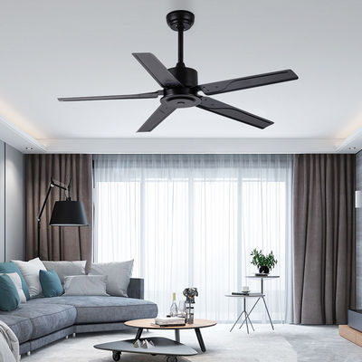 Loft Style 52 Inch 110VAC Metal Blade Alas Kipas Langit-langit Pengaturan Waktu RF Remote Control