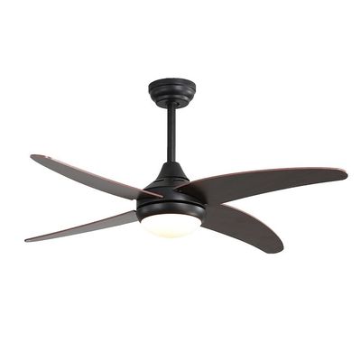 3000-5000K 50000Jam Besi Plywood Metal Blade Ceiling Fan Lamp Hemat Energi