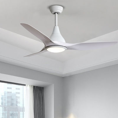 5 Kecepatan 3CCT White ABS Blade Ceiling Fan Untuk Restoran 1500LM