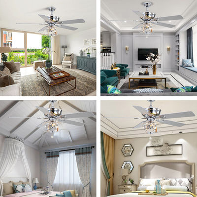80Ra 65W 52 Inch Remote Control Ceiling Fan Kipas Langit-langit Komersial Untuk Restoran