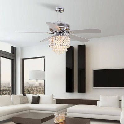 Dekoratif 2000 lumen Home Metal Blade Lampu Gantung Langit-langit 90lm/w