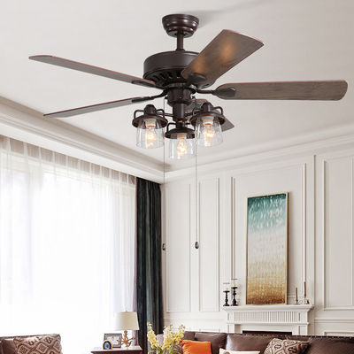 Lampu Kipas Angin Langit-langit Kristal 52 Inch