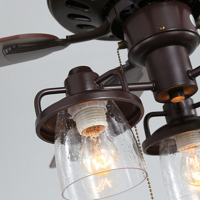 Lampu Kipas Angin Langit-langit Kristal 52 Inch