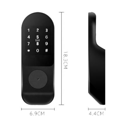 SS304 rumah plexiglass Smart Electronic Lock