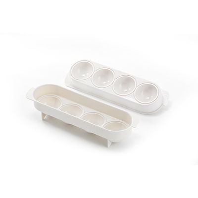CE EU Silicone Kitchenware Products 115g Baki Es Batu Bulat Dengan Tutup