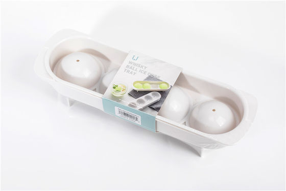 CE EU Silicone Kitchenware Products 115g Baki Es Batu Bulat Dengan Tutup