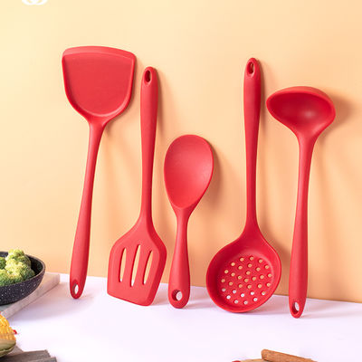 LFGB Eec 7 Piece Silicone Cooking Set / Set Peralatan Dapur Silikon