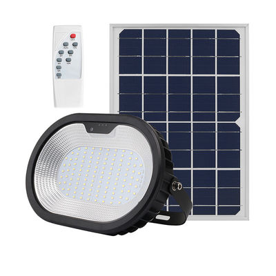Waterproof DC6V 6000K LED Solar Flood Light Dengan Remote Control Ip65