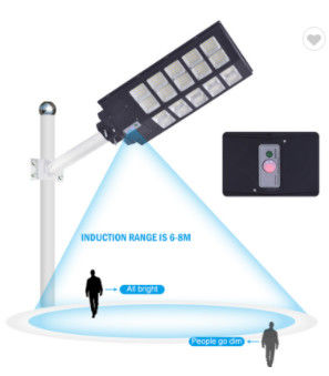 16w Led Solar Powered Street Light Lawn Patio Yard Walkway Deck Dan Jalan Masuk Menggunakan