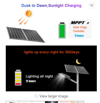 Remote Control 200lm 6000k Led Solar Flood Light