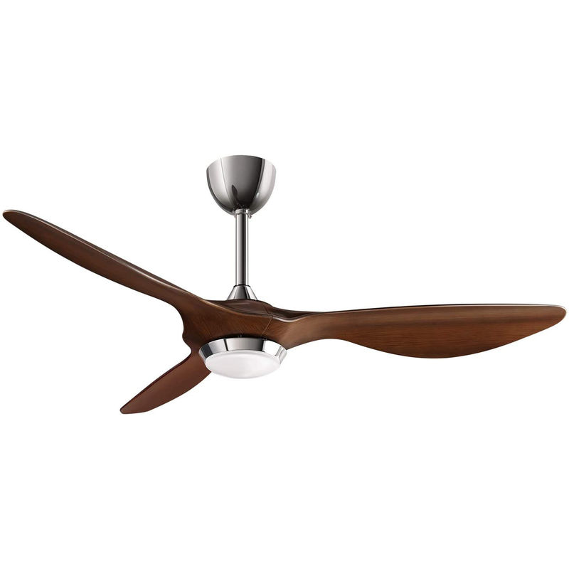 Luxury Modern Luminous 72w Ceiling Fan Led Light Body Lamp Saklar Motor Logam