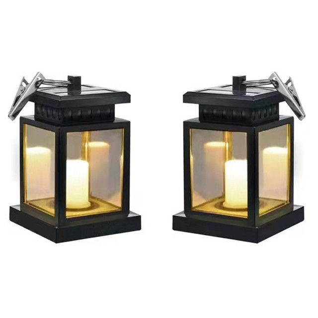 RoHS Dekoratif 2V LED Solar Landscape Light 20LM Lentera Lilin Surya Untuk Pesta