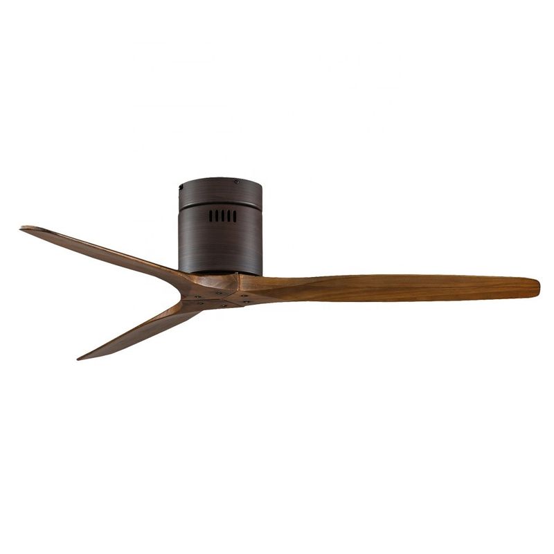 CE UL ROHS 18w Remote Silent Ceiling Fan Dengan Light Bedroom Ceiling Fan Light