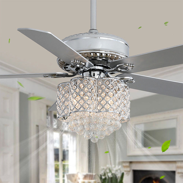 Dekoratif 2000 lumen Home Metal Blade Lampu Gantung Langit-langit 90lm/w