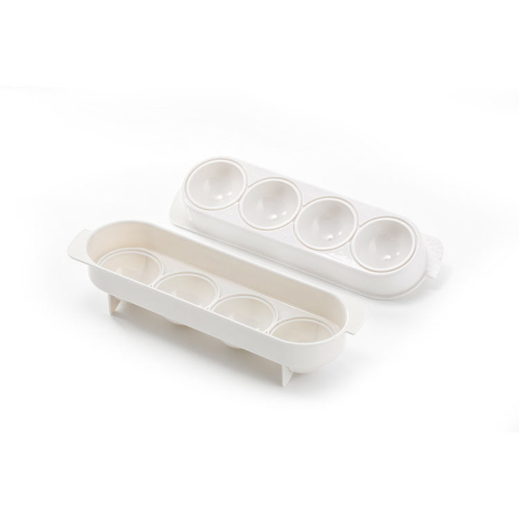 CE EU Silicone Kitchenware Products 115g Baki Es Batu Bulat Dengan Tutup