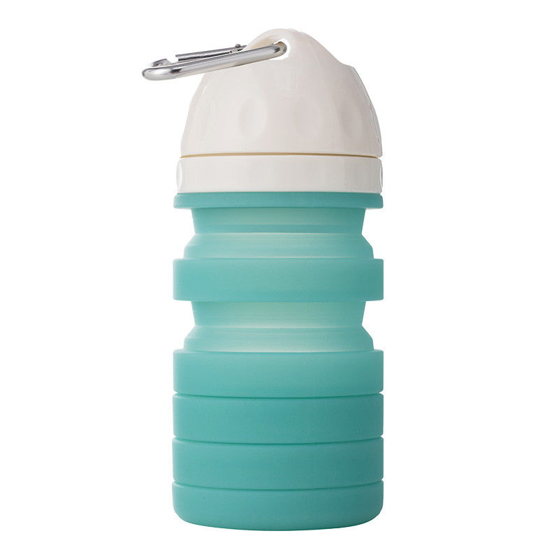 Silikon Luar Ruangan 570ml Produk Hewan Peliharaan Cangkir Minum Anjing Lipat
