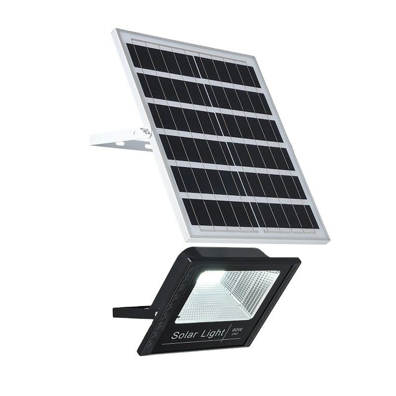 Super Bright 1560LM 100W LED Solar Flood Light 6500K Untuk Road Gym Garden