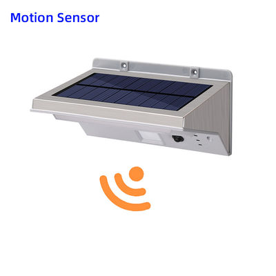 100lm / W 6000K 5V LED Solar Sensor Wall Light Solar Powered Pir Outdoor Lights
