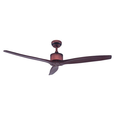 Dekoratif 110v 75w 52 Inch Flush Mount Ceiling Fan Dengan Cahaya Dan Remote