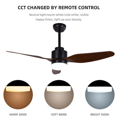 Remote Control 3CCT 47Inch Besi Outdoor ABS Blade Ceiling Fan Untuk Rumah Kantor