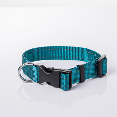 Ramah Lingkungan OEM ODM Kustom Klasik Nylon Pet Collar Dengan Gesper Plastik