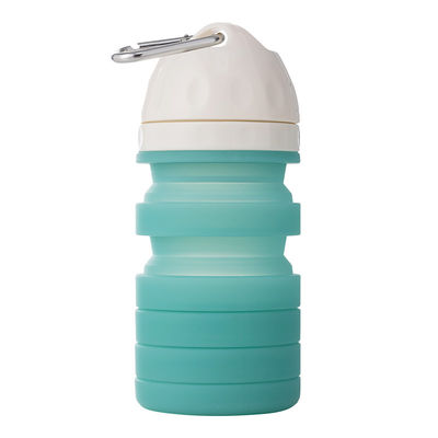 Silikon Luar Ruangan 570ml Produk Hewan Peliharaan Cangkir Minum Anjing Lipat